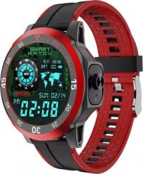 Smartwatch Rubicon RNCE85 Czarno-czerwony (RNCE78). Czarne zegarki smartwatch Rubicon. Za 259.00 zł.