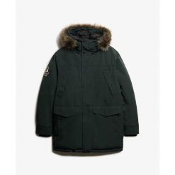 Parka Superdry Everest. Zielone parki męskie Superdry., na zimę, m, bez wzorów, z syntetyku, bez kaptura. Za 804.15 zł.