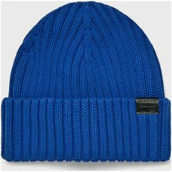 G-Star Raw - Czapka. Niebieskie czapki męskie G-Star Raw, na zimę, z bawełny, retro. W wyprzedaży za 99.90 zł.