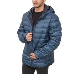 Kurtka GEOX M2625B T2949 M DERECK HOOD JACKET Niebieski. Niebieskie kurtki męskie Geox, m, bez wzorów, z tkaniny, casualowe, bez ramiączek, bez kaptura. Za 488.99 zł.
