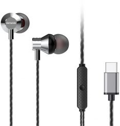 Słuchawki Aiwa AIWA In-Ear stereo słuchawki z mikrofonem srebrne (USB) ESTM-50USB-C/SL. Szare słuchawki douszne Aiwa. Za 76.81 zł.