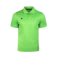 Koszulka polo męska z krótkim rękawem Acay: innowacyjna technologia dla optymaln. Zielone koszulki polo męskie IZAS, m, bez wzorów, bez kołnierzyka, bez ramiączek. W wyprzedaży za 160.83 zł.