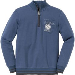 Bluza ze stójką bonprix indygo. Bluzy nierozpinane męskie marki bonprix. Za 109.99 zł.