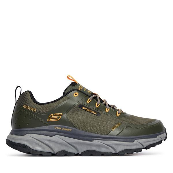 Trekkingi Skechers. Brązowe buty trekkingowe męskie Skechers, bez wzorów, bez zapięcia, trekkingowe. Za 309.99 zł.