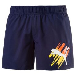 Puma Spodenki Style Summer Big Cat Shorts Peacoat L. Szorty sportowe męskie marki Puma. W wyprzedaży za 99.00 zł.