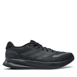 Buty do biegania adidas. Czarne buty do biegania męskie ADIDAS, bez wzorów, bez zapięcia, do biegania. Za 189.99 zł.
