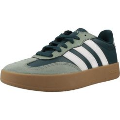 Buty ADIDAS BARREDA Zielony. Białe buty trekkingowe męskie ADIDAS, bez wzorów, ze skóry, bez zapięcia, trekkingowe. W wyprzedaży za 239.00 zł.