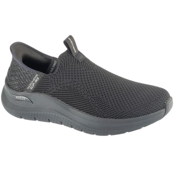 Buty sportowe męskie, Slip-ins: Arch Fit 2.0 - Crayn. Czarne buty sportowe na co dzień męskie Skechers, m, bez wzorów, sportowe, bez ramiączek, bez kaptura. Za 399.99 zł.