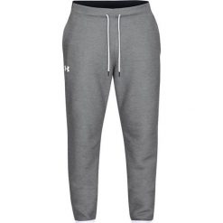 Spodnie dresowe w kolorze szarym. Długie spodnie sportowe męskie Under Armour. W wyprzedaży za 199.95 zł.