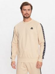 Kappa Bluza 313005 Brązowy Regular Fit. Brązowe bluzy nierozpinane męskie Kappa, m, bez wzorów, z bawełny, bez ramiączek, bez kaptura. Za 229.99 zł.