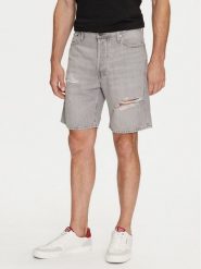 Jack & Jones Szorty jeansowe Jjichris 12253755 Szary Relaxed Fit. Szare szorty męskie Jack & Jones, bez wzorów, z bawełny. Za 109.99 zł.