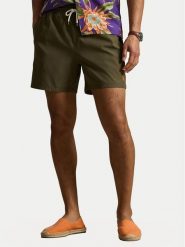 Polo Ralph Lauren Szorty kąpielowe 710957782510 Zielony Classic Fit. Zielone kąpielówki męskie Polo Ralph Lauren, bez wzorów, z syntetyku. Za 399.99 zł.