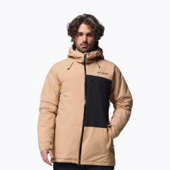 Kurtka narciarska męska Columbia Winter District III. Brązowe kurtki narciarskie i snowboardowe męskie Columbia, na zimę, m, bez wzorów, bez kaptura, narciarskie. Za 849.99 zł.