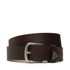Pasek Męski Guess. Brązowe paski męskie Guess, z aplikacjami. Za 399.99 zł.