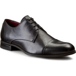 Półbuty GINO ROSSI - Ivo MPV375-E88-E100-9900-0 Czarny 99. Czarne eleganckie półbuty męskie Gino Rossi, ze skóry, eleganckie. W wyprzedaży za 219.00 zł.
