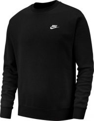 Nike Bluza Nike Sportswear Club Fleece BV2662 010 BV2662 010 czarny S. Czarne bluzy nierozpinane męskie Nike, m, bez wzorów, bez ramiączek, bez kaptura. Za 236.76 zł.