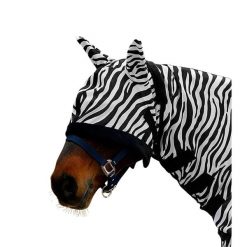 Czapka z muchą dla koni Waldhausen Zebra. Białe krawaty i muchy męskie WALDHAUSEN, bez wzorów, sportowe. Za 118.50 zł.