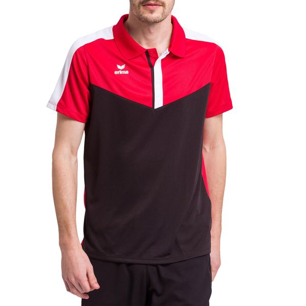 Polo Erima Squad. Czarne koszulki polo męskie Erima, m, bez wzorów, z materiału, sportowe, bez kołnierzyka, bez ramiączek. W wyprzedaży za 145.40 zł.