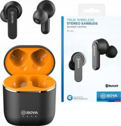 Słuchawki Boya BOYA BY-AP4 BLACK- bezprzewodowe słuchawki douszne. Czarne słuchawki bluetooth Boya. Za 247.65 zł.
