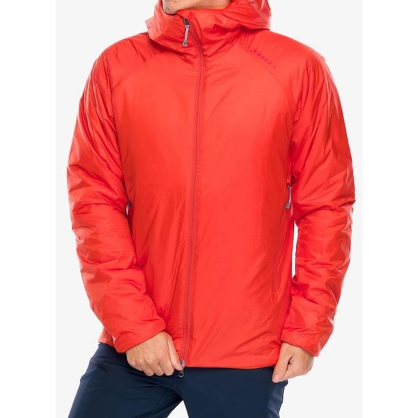 Kurtka ocieplana męska Houdini Dunfri. Czerwone kurtki męskie Houdini, m, bez wzorów, sportowe, bez ramiączek, bez kaptura. Za 928.99 zł.