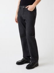 Guess Jeans Jeansy 180372 Czarny Regular Fit. Czarne jeansy męskie Guess Jeans, z aplikacjami, z jeansu. Za 349.00 zł.