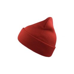 Czapka Wind Double Skin With Turn Up. Czerwone czapki męskie ATLANTIS, bez wzorów, sportowe. Za 29.99 zł.