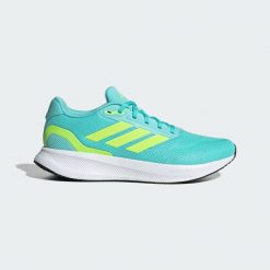 Buty Runfalcon 5 Running. Czarne buty do biegania męskie ADIDAS, bez wzorów, bez zapięcia, do biegania. Za 259.00 zł.