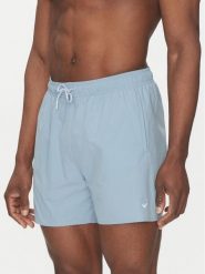 Emporio Armani Underwear Szorty kąpielowe EM000583 AF12331 U9287 Niebieski Regular Fit. Niebieskie kąpielówki męskie Emporio Armani Underwear, bez wzorów, z syntetyku. Za 199.99 zł.