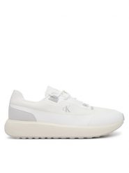 Calvin Klein Jeans Sneakersy Athleisure Runner Tech Ripstop YM0YM01205 Biały. Białe buty sportowe na co dzień męskie Calvin Klein Jeans, m, bez wzorów, z jeansu, bez ramiączek, bez kaptura. Za 279.99 zł.
