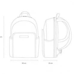 Plecak Kapten & Son Aalborg Czarny. Czarne plecaki męskie KAPTEN & SON, bez wzorów. Za 338.36 zł.