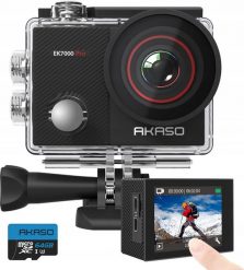 Kamera AKASO Zestaw AKASO EK7000 Pro 4K 20MP kamera podwodna sportowa karta pamięci 64GB. Kamery sportowe AKASO. Za 649.00 zł.