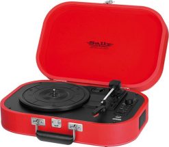 Gramofon Trevi TT1020 BT Retro czerwony. Czerwone gramofony Trevi. Za 365.73 zł.