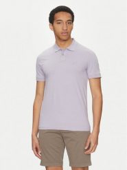 BOSS Polo Passenger 50507803 Fioletowy Slim Fit. Fioletowe koszulki polo męskie Boss, m, bez wzorów, z bawełny, bez kołnierzyka, bez ramiączek. Za 219.99 zł.