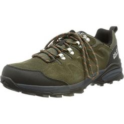 Buty trekkingowe Jack Wolfskin Refugio Texapore Low. Brązowe buty trekkingowe męskie Jack Wolfskin, bez wzorów, z gumy, sportowe, bez obcasa, bez zapięcia. Za 584.00 zł.