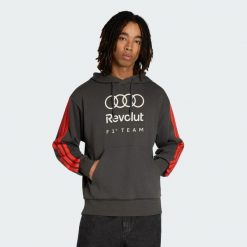 Bluza Z Kapturem Audi Formula One Team Dna French Terry. Czarne bluzy z kapturem męskie ADIDAS, bez wzorów, z kapturem. Za 299.00 zł.