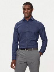 Michael Kors Koszula MK0DS01368 Granatowy Regular Fit. Niebieskie koszule męskie Michael Kors, m, bez wzorów, z bawełny, bez kołnierzyka, bez ramiączek. Za 379.99 zł.