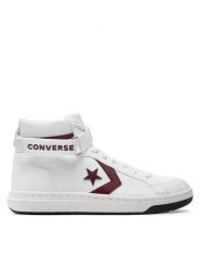 Converse Sneakersy Pro Blaze V2 Leather A06627C Biały. Białe buty sportowe na co dzień męskie Converse, m, bez wzorów, ze skóry, bez ramiączek, bez kaptura. Za 219.99 zł.