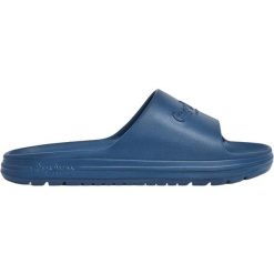 Klapki Pepe Jeans Beach Slide M P, Mężczyźni. Niebieskie klapki i japonki męskie Pepe Jeans, bez wzorów, z jeansu. Za 190.00 zł.