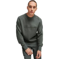 Bluza Puma Sweatshirt Classics, Mężczyźni. Zielone bluzy nierozpinane męskie Puma, m, bez wzorów, z bawełny, sportowe, bez ramiączek, bez kaptura. Za 290.00 zł.