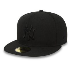 Czapka z daszkiem New Era 59FIFTY MLB NY New York Yankees Fullcap - 10000103. Czarne czapki męskie New Era, na zimę, bez wzorów. Za 193.20 zł.