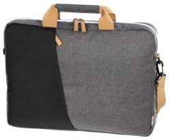 Torba Hama Florenz 14.1'' czarno/szary. Czarne torby sportowe męskie HAMA, bez wzorów, z tkaniny, na ramię. W wyprzedaży za 35.00 zł.