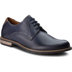 Półbuty GINO ROSSI - Aldo MPV851-V27-0057-5733-0 59/88. Niebieskie eleganckie półbuty męskie Gino Rossi, z materiału, klasyczne. W wyprzedaży za 219.00 zł.