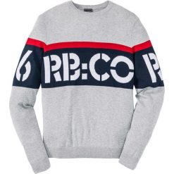 Sweter Regular Fit bonprix jasnoszary melanż. Swetry męskie marki bonprix. Za 59.99 zł.