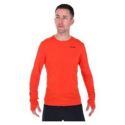 Bluza do biegania męska Inov-8 Performance Long Sleeve. Niebieskie bluzy nierozpinane męskie Inov-8, l, bez wzorów, sportowe, bez ramiączek, bez kaptura. Za 209.99 zł.