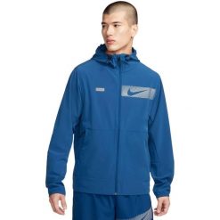 Bluza z kapturem Nike Unlimited, Mężczyźni. Niebieskie bluzy nierozpinane męskie Nike, m, bez wzorów, z poliesteru, sportowe, bez ramiączek, z kapturem. Za 590.00 zł.