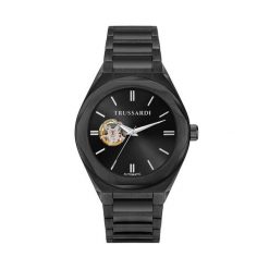 Zegarek Trussardi. Czarne zegarki męskie TRUSSARDI. Za 1,099.00 zł.