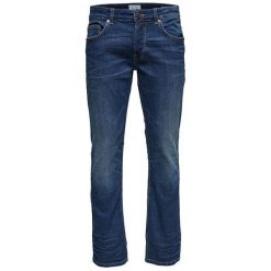 ONLY&SONS Męskie splot ciemne dżinsy ciemne Denim PK 0905 32 " BlueDenim (rozmiar 28). Jeansy męskie Only&Sons, bez wzorów, z denimu. W wyprzedaży za 112.00 zł.
