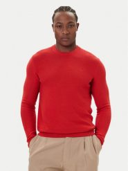 Mustang Sweter Elliot 1016844 Czerwony Regular Fit. Czerwone kardigany męskie Mustang, l, bez wzorów, z bawełny, bez ramiączek. Za 209.99 zł.