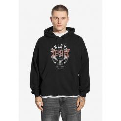 Bluza sportowa męska Prosto Athletic z kapturem. Czarne bluzy nierozpinane męskie Prosto., m, bez wzorów, z kapturem. Za 349.99 zł.