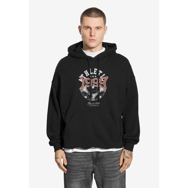 Bluza sportowa męska Prosto Athletic z kapturem. Czarne bluzy nierozpinane męskie Prosto., m, bez wzorów, z kapturem. W wyprzedaży za 163.99 zł.